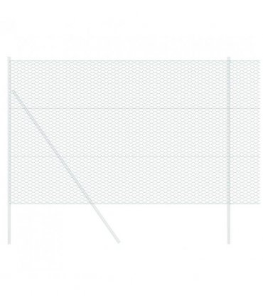 vidaXL Hexagon Fence Green 1.6 x 50 m PVC