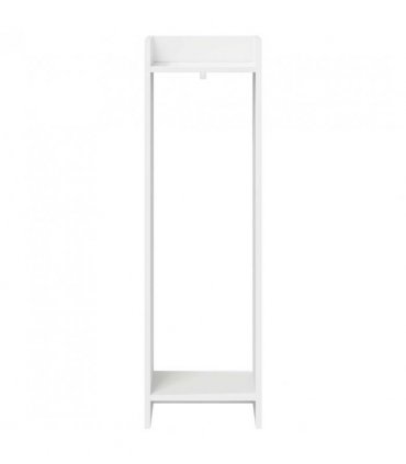 vidaXL Plant Stand with Shelf White 30 x 30 x 100 cm Engineered Wood
