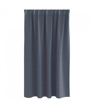 vidaXL Blackout Curtains with Rings 2 pcs Anthracite 140 x 140 cm