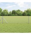 vidaXL Chain Link Fence 25 x 0.8 m Galvanised steel Silver