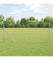 vidaXL Field Fence Silver