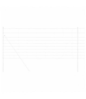 vidaXL Field Fence Silver