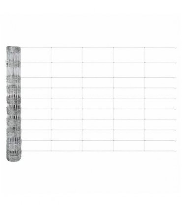 vidaXL Field Fence Silver
