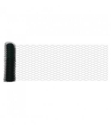 vidaXL Hexagon Fence Green 0.8 x 25 m PVC