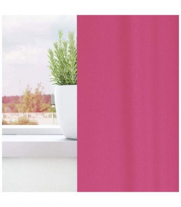vidaXL Blackout Curtains with Rings 2 pcs Bright Pink 225 x 140 cm