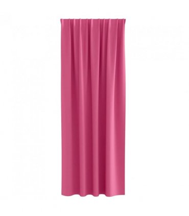 vidaXL Blackout Curtains with Rings 2 pcs Bright Pink 225 x 140 cm