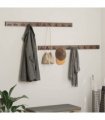 vidaXL Hanger Brown 60 x 7 x 8 cm Solid Reclaim Wood