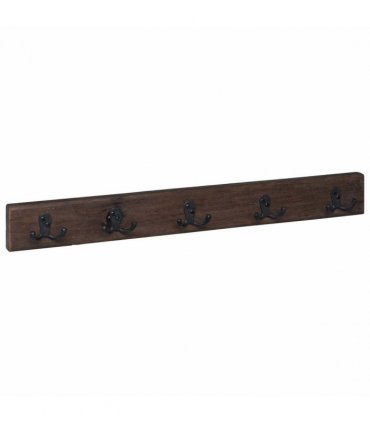 vidaXL Hanger Brown 60 x 7 x 8 cm Solid Reclaim Wood