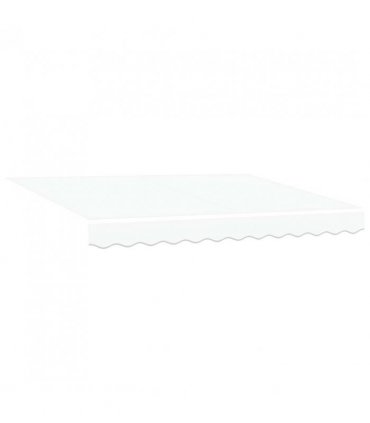 vidaXL Electric Retractable Awning White 3.5 x 2.5 m