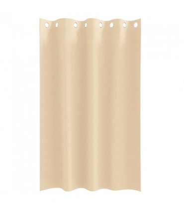 vidaXL Blackout Curtains with Rings 2 pcs Cream 175 x 140 cm Polyester