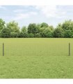 vidaXL Embedded Fence Post 5 pcs Grey 80 cm Powder-Coated Steel