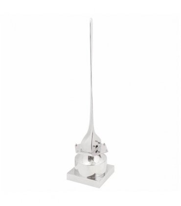 vidaXL Sculpture Silver 26 x 26 x 110 cm Aluminium