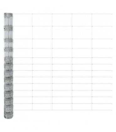 vidaXL Field Fence Silver