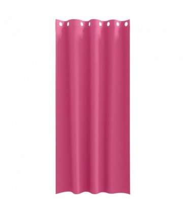 vidaXL Blackout Curtains with Rings 2 pcs Bright Pink 245 x 140 cm