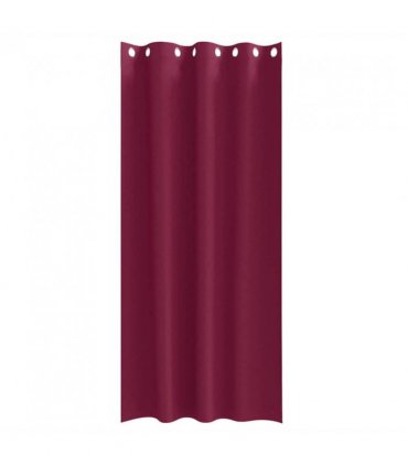 vidaXL Blackout Curtains with Rings 2 pcs Wine Red 260 x 140 cm