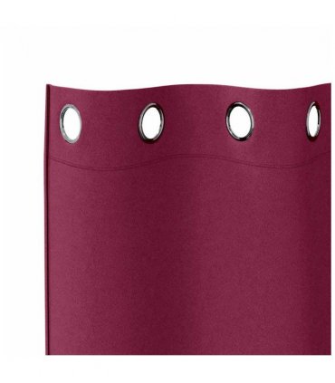 vidaXL Blackout Curtains with Rings 2 pcs Wine Red 260 x 140 cm