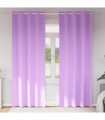 vidaXL Blackout Curtains with Rings 2 pcs Purple 225 x 140 cm