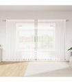 vidaXL Lace Curtain with Curtains Floral White 200 x 300 cm Polyester