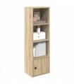 vidaXL Bookcase Sonoma Oak 31x24x102 cm Engineered Wood
