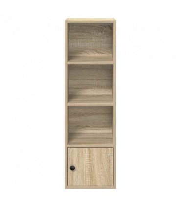 vidaXL Bookcase Sonoma Oak 31x24x102 cm Engineered Wood