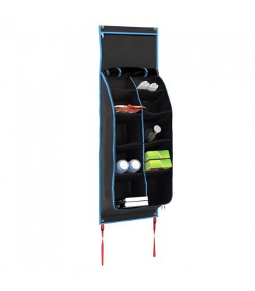 vidaXL Storage Bag with Storage Black and Blue 140 x 43 cm Oxford