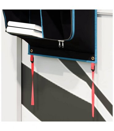 vidaXL Storage Bag with Storage Black and Blue 140 x 43 cm Oxford