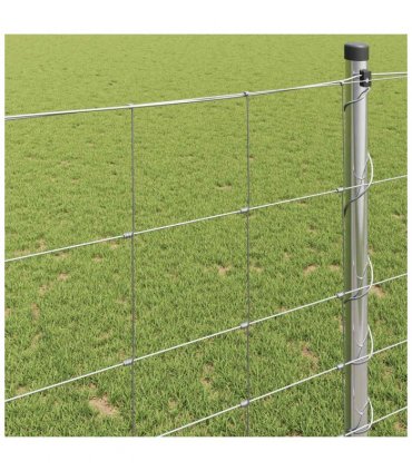 vidaXL Wild Fence Hot Dip Galvanized 1000 x 120 x 0.18 cm Iron