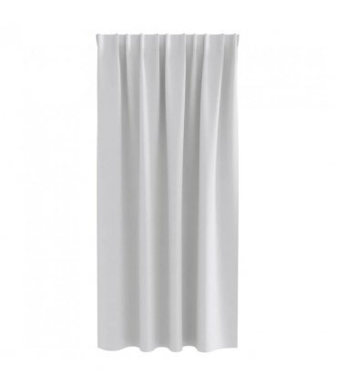 vidaXL Blackout Curtains with Rings 2 pcs Light Grey 175 x 140 cm