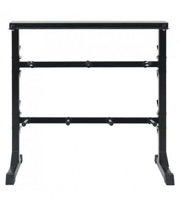 vidaXL Dumbbell Rack Black 99 x 45 x 95.5 cm Powder-Coated Steel