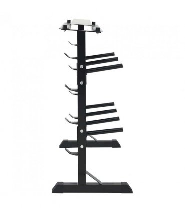 vidaXL Dumbbell Rack Black 99 x 45 x 95.5 cm Powder-Coated Steel