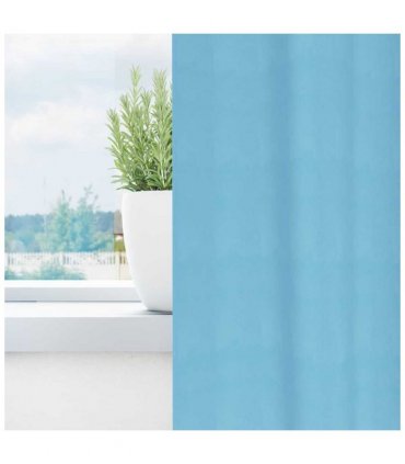vidaXL Blackout Curtains with Rings 2 pcs Light Blue 225 x 140 cm