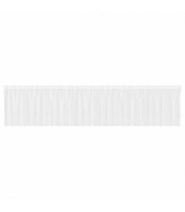 vidaXL Lace Curtain with Curtains Floral White 160 x 750 cm Polyester
