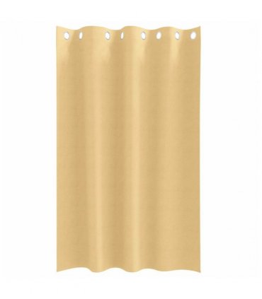 vidaXL Blackout Curtains with Rings 2 pcs Beige 175 x 140 cm Polyester