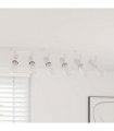 vidaXL Ceiling Spotlight White 73 x 6.5 x 11.5 cm Metal