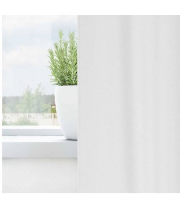 vidaXL Blackout Curtains with Rings 2 pcs Pure White 245 x 140 cm