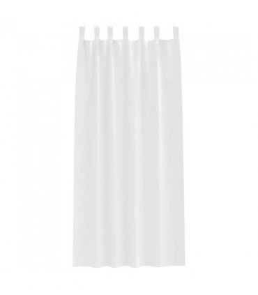 vidaXL Blackout Curtains with Rings 2 pcs Pure White 245 x 140 cm