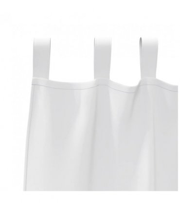 vidaXL Blackout Curtains with Rings 2 pcs Pure White 245 x 140 cm