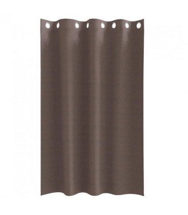 vidaXL Blackout Curtains with Rings 2 pcs Dark Brown 175 x 140 cm