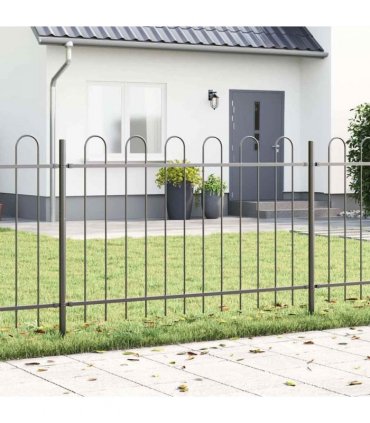 vidaXL Garden Fence BOXTEL Grey