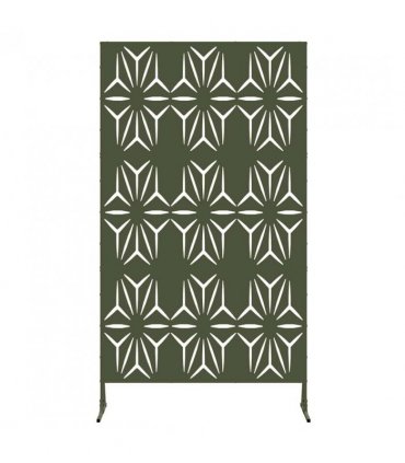 vidaXL Privacy Screen 100 x 50 x 180 cm Steel Olive Green