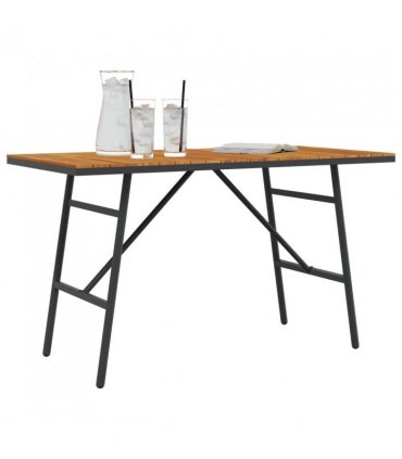 vidaXL Dining Table Brown 110 x 55 x 61.5 cm Solid Acacia Wood