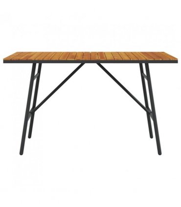 vidaXL Dining Table Brown 110 x 55 x 61.5 cm Solid Acacia Wood