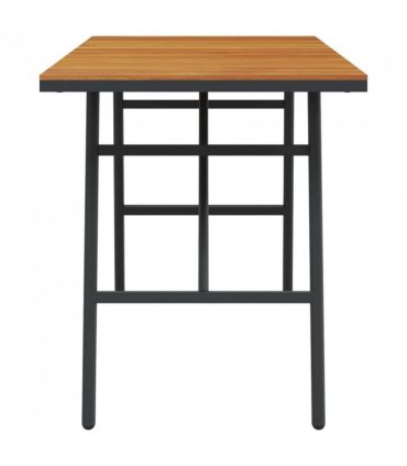 vidaXL Dining Table Brown 110 x 55 x 61.5 cm Solid Acacia Wood