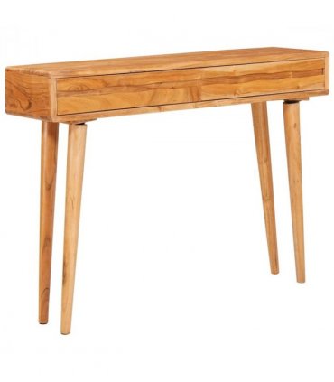 vidaXL Console Table Brown 110 x 30 x 80 cm Solid Acacia Wood