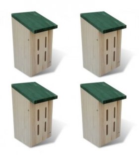 Butterfly House 14 x 15 x 22 cm Set of 4