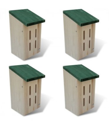Butterfly House 14 x 15 x 22 cm Set of 4