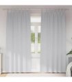 vidaXL Blackout Curtains with Rings 2 pcs Pale Grey 225 x 140 cm