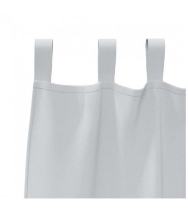 vidaXL Blackout Curtains with Rings 2 pcs Pale Grey 225 x 140 cm
