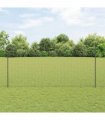 vidaXL Embedded Fence Post 5 pcs Grey 180 cm Powder-Coated Steel