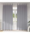 vidaXL Blackout Curtains with Rings 2 pcs Light Grey 260 x 140 cm
